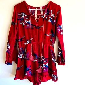 Cute floral romper